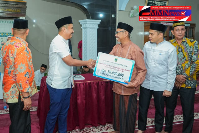 Wagub Vasko Ruseimy Serahkan Bantuan untuk Masjid Padang Japang, Jejak Sejarah PDRI