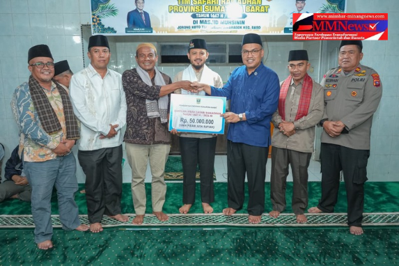 Safari Ramadan di Agam, Sekdaprov Sumbar Dorong Penguatan SDM Menuju Sumbar Emas 2045