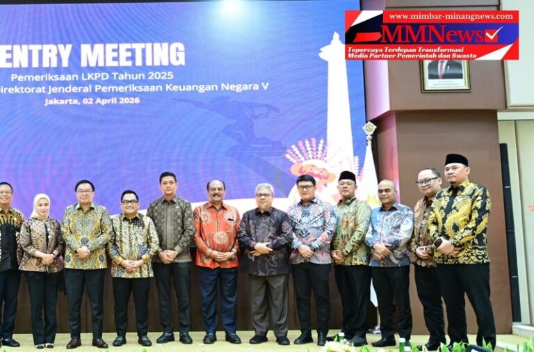 Hadiri Entry Meeting BPK, Ketua DPRD Sumbar Dorong Transparansi dan Akuntabilitas Keuangan Daerah