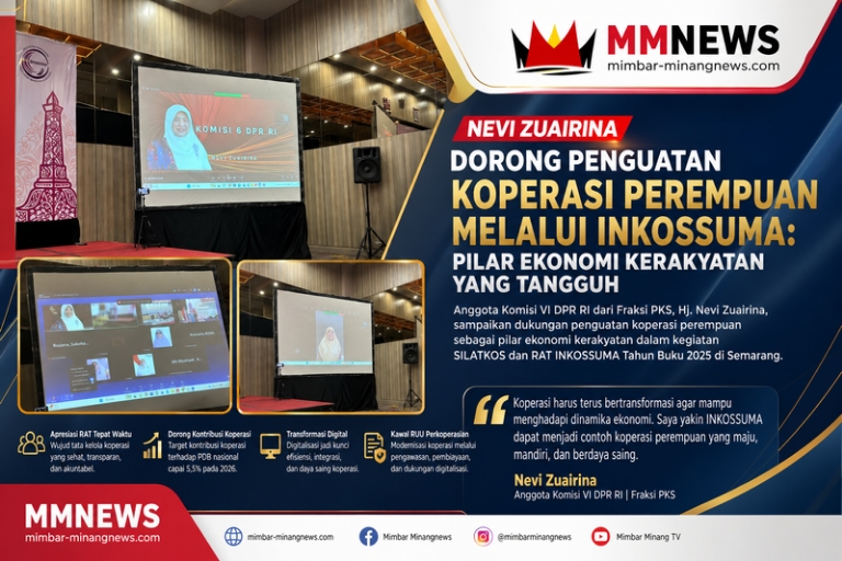 Nevi Zuairina Dorong Penguatan Koperasi Perempuan lewat INKOSSUMA: Pilar Ekonomi Kerakyatan yang Tangguh