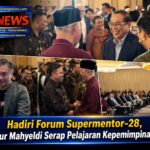 Hadiri Forum Supermentor-28, Gubernur Mahyeldi Serap Pelajaran Kepemimpinan Global