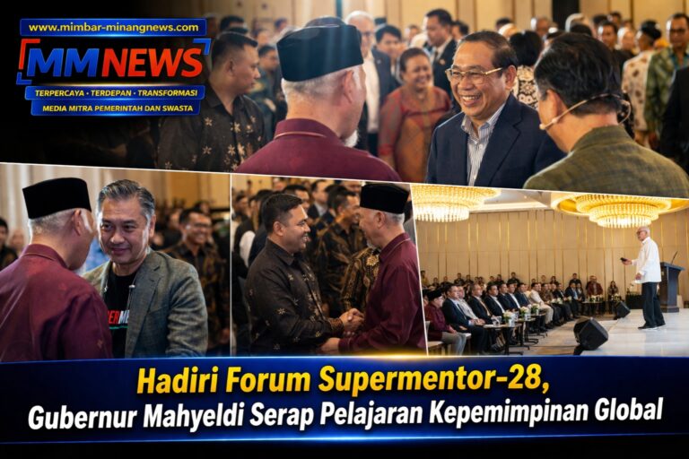 Hadiri Forum Supermentor-28, Gubernur Mahyeldi Serap Pelajaran Kepemimpinan Global