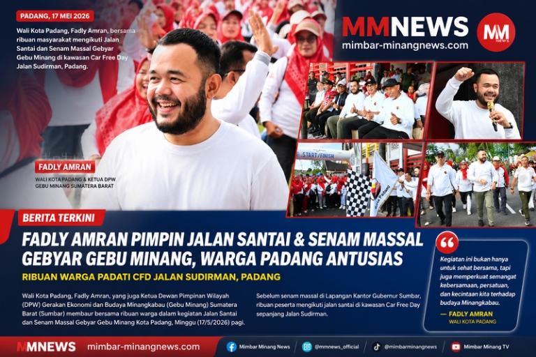 Fadly Amran Membaur dengan Ribuan Warga, Gebyar Gebu Minang Jadi Panggung Kebangkitan UMKM Padang