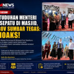 Viral Tuduhan Menteri Pariwisata Pakai Sepatu di Masjid, Pemprov Sumbar Tegas: Itu Hoaks!