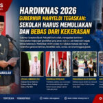 Hardiknas 2026: Gubernur Mahyeldi Tegaskan Sekolah Harus Jadi Ruang Aman, Bebas Kekerasan dan Pengaruh Negatif