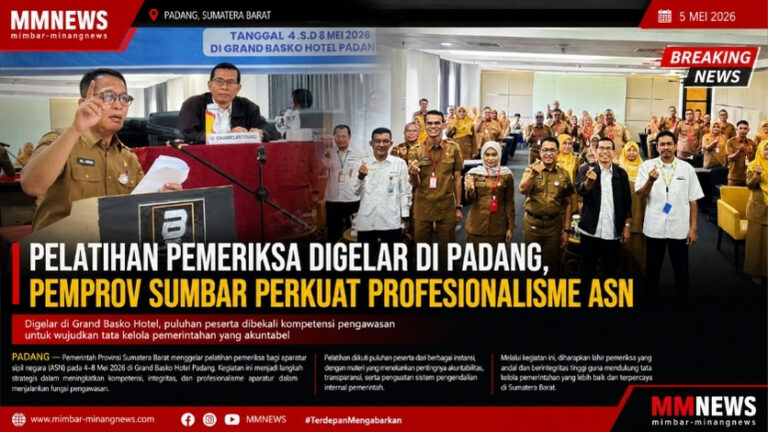 Perkuat Pengawasan Pajak, Sumbar Siapkan Puluhan Pemeriksa dan Jurusita Daerah