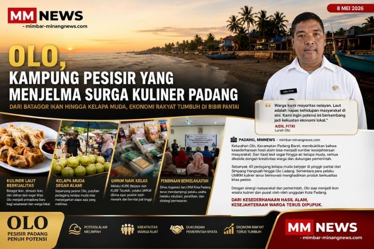 Olo, Kampung Pesisir yang Menjelma Surga Kuliner Padang: Dari Batagor Ikan hingga Kelapa Muda, Ekonomi Rakyat Tumbuh di Bibir Pantai