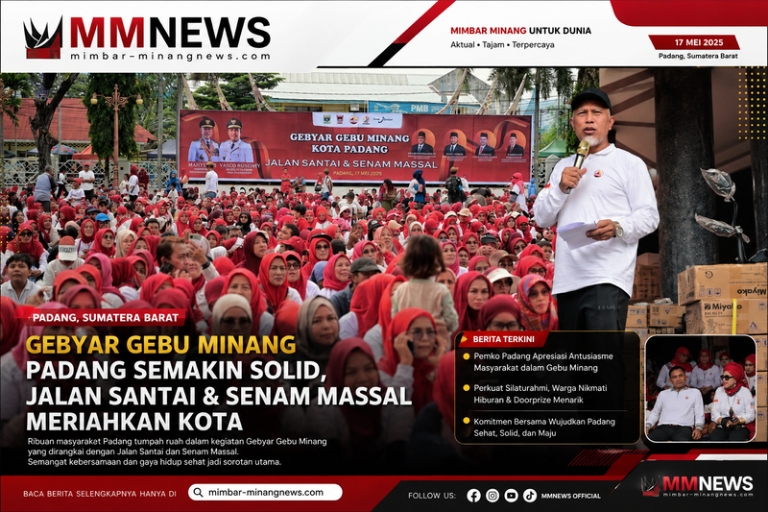 Buka Gebyar Gebu Minang Kota Padang, Gubernur Mahyeldi Soroti Dampak Positif bagi UMKM