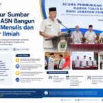 Gubernur Sumbar Dorong ASN Bangun Budaya Menulis dan Berpikir Ilmiah