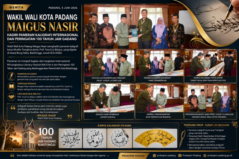 Maigus Nasir Apresiasi Pameran Kaligrafi Internasional, Perkuat Jembatan Budaya Islam dan Tionghoa