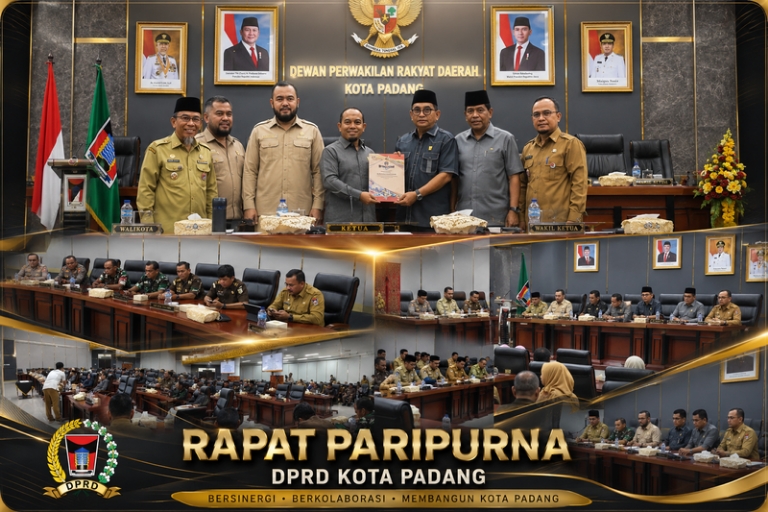 DPRD Kota Padang Setujui Ranperda Pertanggungjawaban APBD 2025, Raihan WTP ke-13 Jadi Sorotan