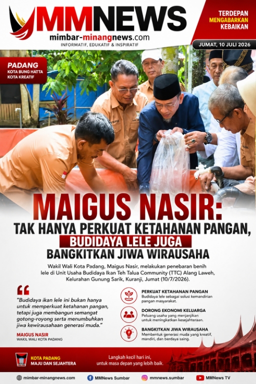 Maigus Nasir Jadikan Budidaya Lele Percontohan, Dorong Ketahanan Pangan dan Cetak Wirausaha Muda