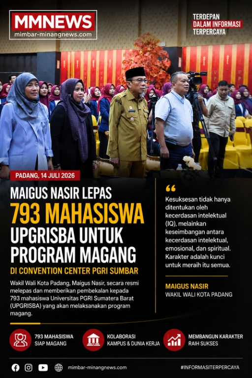Bangga Jadi Alumni, Maigus Nasir Lepas 793 Mahasiswa UPGRISBA Jalani Program Magang