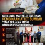 Gubernur Mahyeldi Pastikan Pembinaan Atlet Sumbar Tetap Berjalan Meski Bantuan Pusat Dihentikan