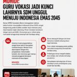 Muhidi: Guru Vokasi Penentu Lahirnya SDM Unggul Menuju Indonesia Emas 2045