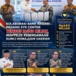 Kolaborasi Bank Nagari–Padang Eye Center Tembus Rp140 Miliar, Mahyeldi: Kebersamaan Kunci Kemajuan Daerah