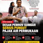DPRD Desak Pemprov Sumbar Serius Pungut Pajak Air Permukaan, Potensi PAD Disebut Capai Ratusan Miliar Rupiah