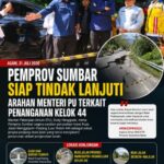 Pemprov Sumbar Siap Tindak Lanjuti Arahan Menteri PU Terkait Penanganan Kelok 44