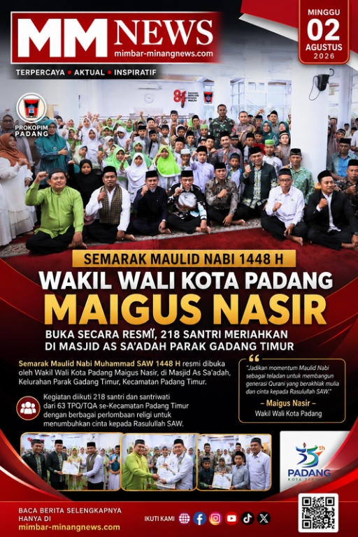 Semarak Maulid Nabi 1448 H Resmi Dibuka, Maigus Nasir Dorong Lahirnya Generasi Qurani di Padang Timur