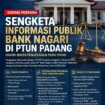 Sidang Perdana Sengketa Informasi Publik Bank Nagari di PTUN Padang, Hakim Minta Penjelasan Para Pihak