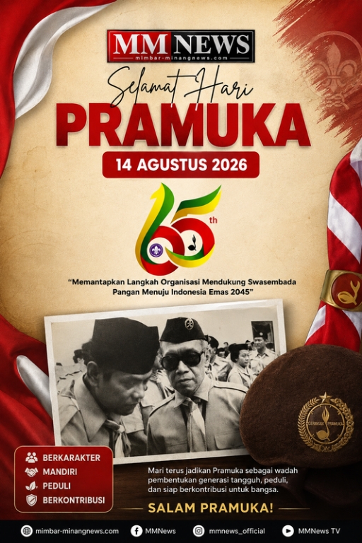 Hari Pramuka ke-65, Momentum Mencetak Generasi Tangguh Menuju Indonesia Emas 2045