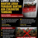 Detak Sumbar Disebut Asal Comot Berita, Mantan Lurah Panabari Bantah Ada Ekskavator Tambang