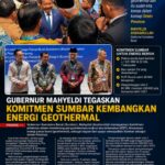 Sumbar Bidik Energi Hijau, Mahyeldi Tegaskan Geothermal Jadi Kekuatan Ekonomi Baru