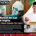 Lomba Khutbah dan Azan di Masjid Istighfar, Mahyeldi: Siapkan Khatib dan Muazin Muda, Bukan Sekadar Cari Juara