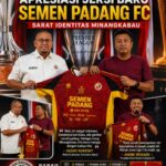 Wagub Vasko Apresiasi Jersi Baru Semen Padang FC, Identitas Minangkabau Dibawa ke Panggung Nasional