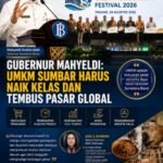 Mahyeldi Dorong UMKM Sumbar Naik Kelas, 740 Ribu Pelaku Usaha Dibidik Tembus Pasar Global