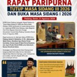 DPRD Kota Padang Tutup Masa Sidang III, Buka Masa Sidang I 2026: Sejumlah Perda dan Agenda Strategis Jadi Fokus
