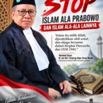 STOP ISLAM ALA PRABOWO DAN ISLAM “ALA-ALA” LAINNYA