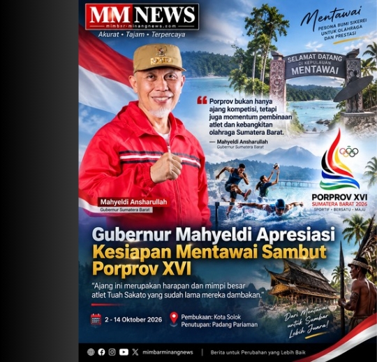 Gubernur Mahyeldi Apresiasi Kesiapan Mentawai Sambut Porprov XVI Sumbar