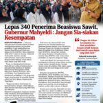 Lepas 340 Penerima Beasiswa Sawit, Mahyeldi: Jangan Sia-siakan Kesempatan