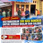 MDMC Sumbar Salurkan 300 Nasi Bungkus untuk Korban Banjir dan Galodo di Kabupaten Solok