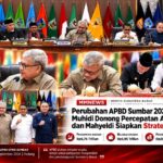 Perubahan APBD Sumbar 2026 Disepakati, Muhidi Dorong Percepatan Anggaran dan Mahyeldi Siapkan Strategi APBD 2027
