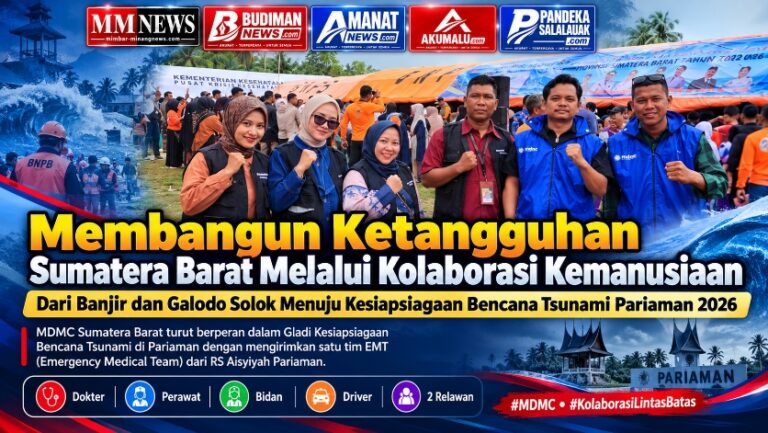 Membangun Ketangguhan Sumatera Barat melalui Kolaborasi Kemanusiaan