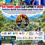 Evi Yandri Lepas LLA-TJPHK V 2026, Total Hadiah Capai Rp106 Juta