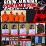 Tim Elang Timur Satresnarkoba Polres Pasaman Bekuk Empat Terduga Pengedar Sabu di Duo Koto