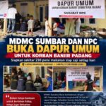 MDMC Sumbar dan NPC Nusantara Care Buka Dapur Umum, Siapkan 230 Porsi Makanan Setiap Hari untuk Korban Banjir Padang