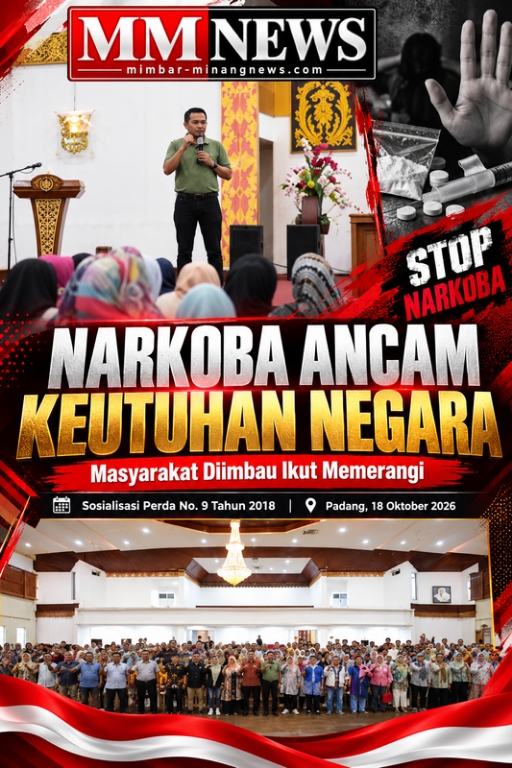 Narkoba Ancam Keutuhan Bangsa, Evi Yandri Ajak Masyarakat Bergerak Bersama