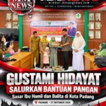 Gustami Hidayat Salurkan Bantuan Pangan untuk Ibu Hamil dan Balita di Padang, Tekan Risiko Stunting