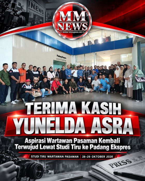 Terima Kasih Yunelda Asra, Aspirasi Wartawan Pasaman Kembali Terwujud Lewat Studi Tiru ke Padang Ekspres