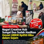 Belum Resmi Diluncurkan, Nagari Creative Hub Sungai Duo Langsung Cetak Omzet Rp950 Ribu Dalam Sejam!
